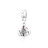 CKK Fits Pandora  Forever Sisters Beads 925 Sterling Silver