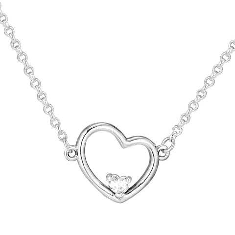 CKK Heart of Love Necklace  925 Sterling Silver