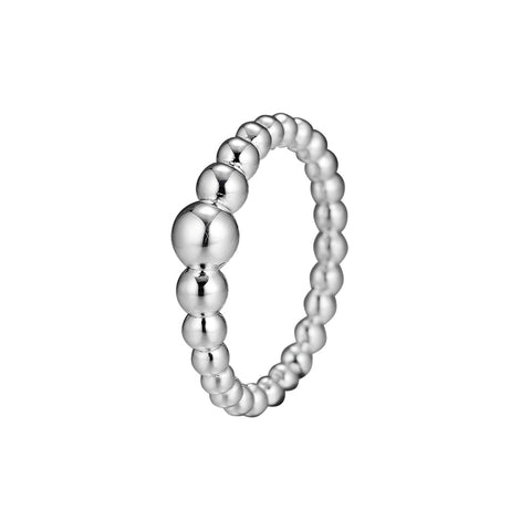 CKK Ring String of Beads 925 sterling silver