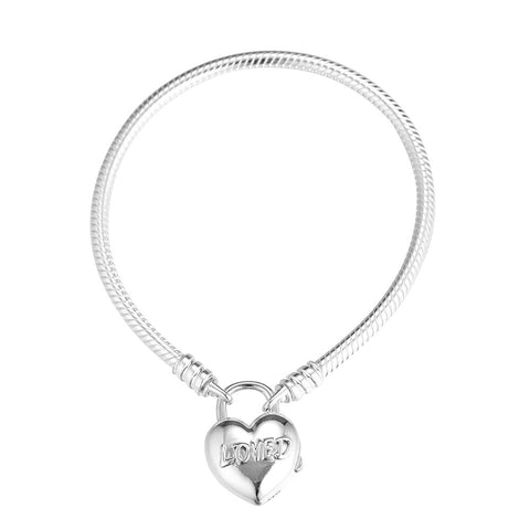 CKK  You Are Loved Heart Bracelet  925 sterling silver