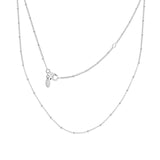 CKK Golden Beaded Necklace  925 sterling silver
