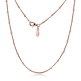 CKK Golden Beaded Necklace  925 sterling silver