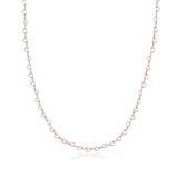 CKK Rose Joined Hearts Necklace  925 sterling silver