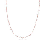 CKK Rose Joined Hearts Necklace  925 sterling silver