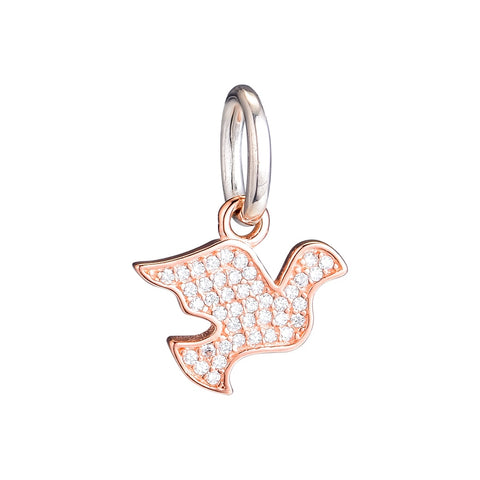 CKK Beads Charms Dove  925 Sterling Silver