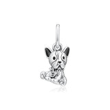 CKK Bulldog Puppy Beads 925 Sterling Silver