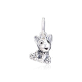 CKK Bulldog Puppy Beads 925 Sterling Silver