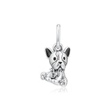 CKK Bulldog Puppy Beads 925 Sterling Silver
