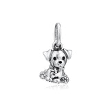 CKK Bulldog Puppy Beads 925 Sterling Silver